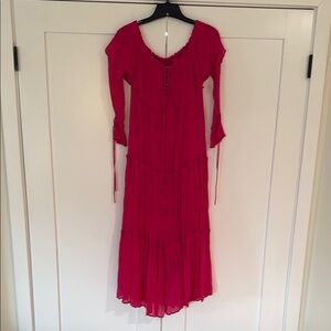 💰LAST CHANCE Free People Pink Chiffon Dress